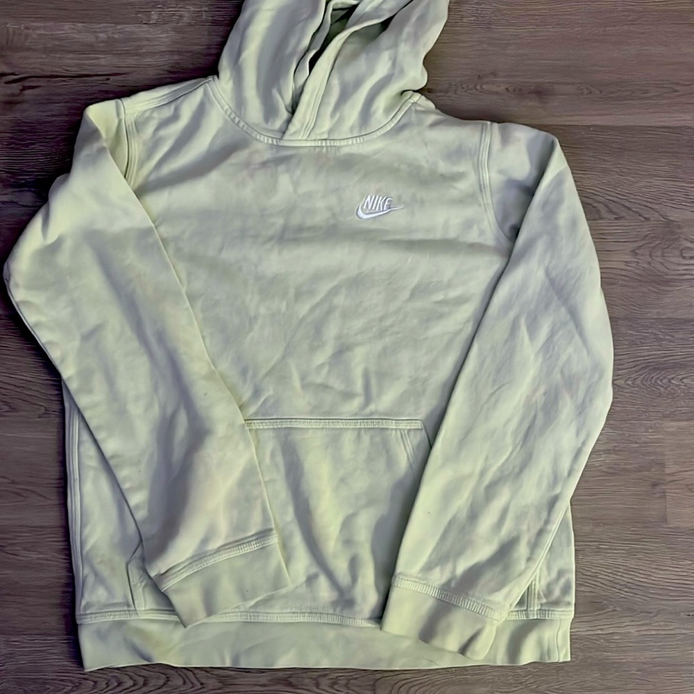 Neon KIDS large *small in womens* Nike Hoodie